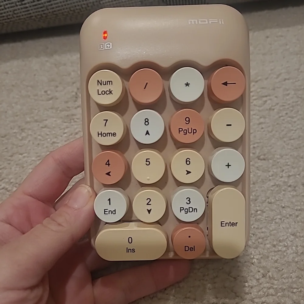 MOFII X910 Wireless Keyboard Tested And Works! Pink